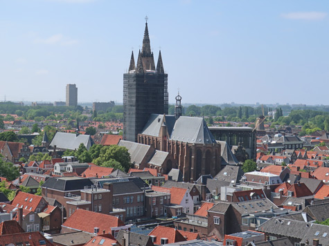The Old Church in Delft Netherlands (Oude Kerk)